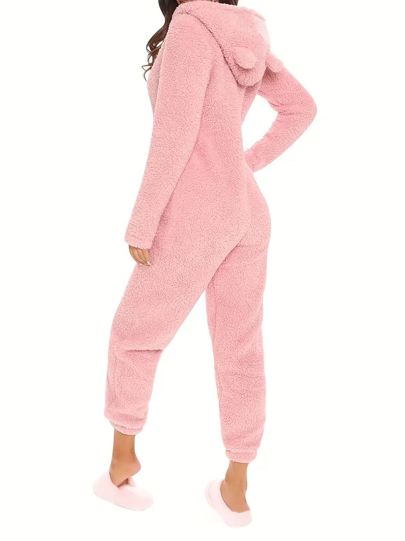 Hooded Pajama Jumpsuit