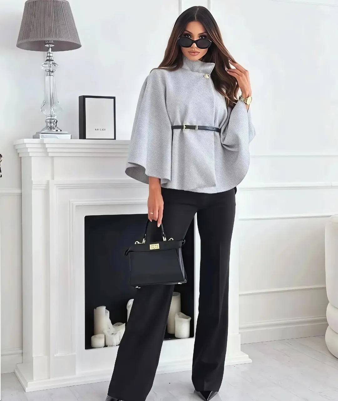 Batwing Sleeve Loose Outerwear
