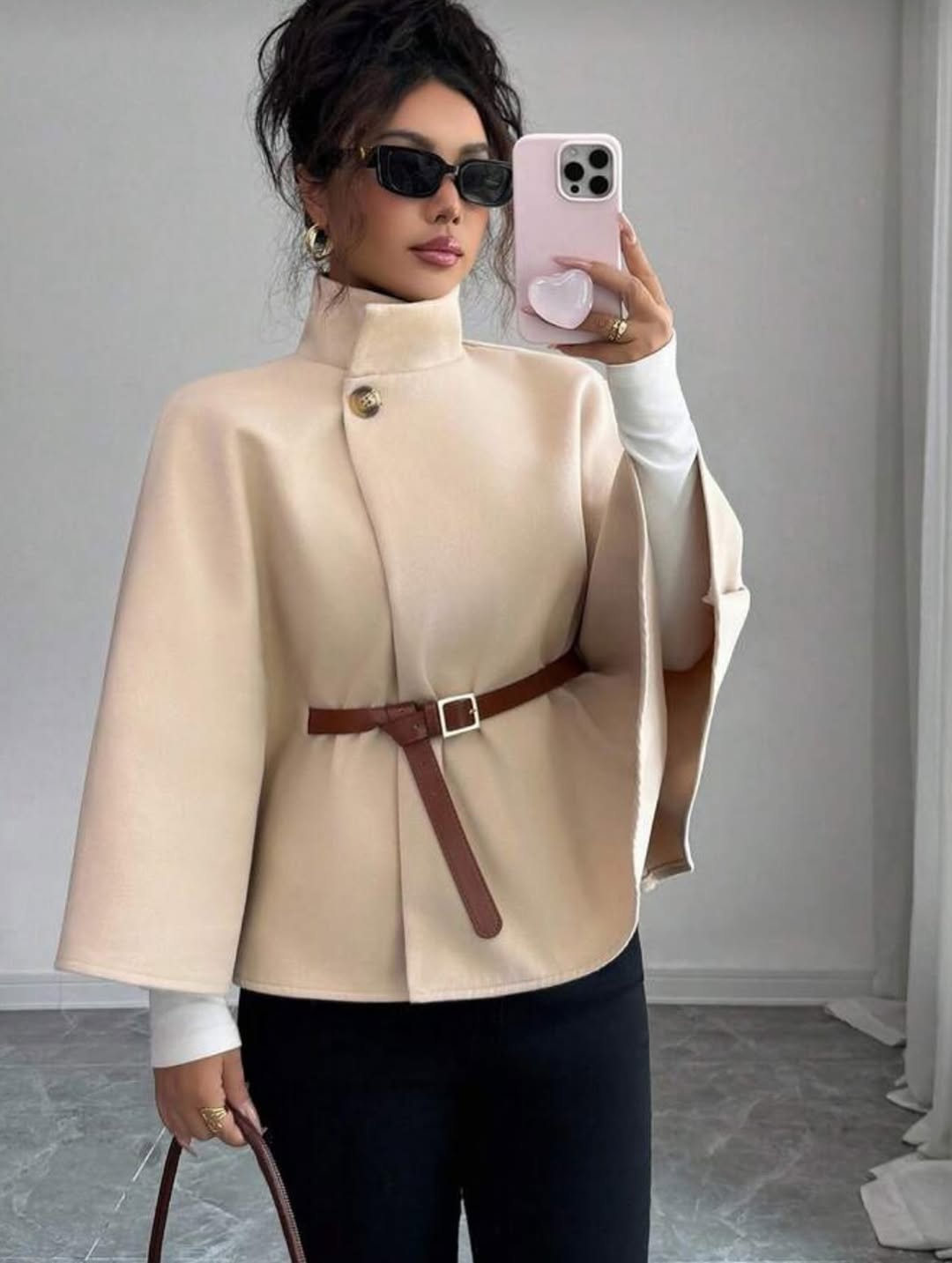 Batwing Sleeve Loose Outerwear