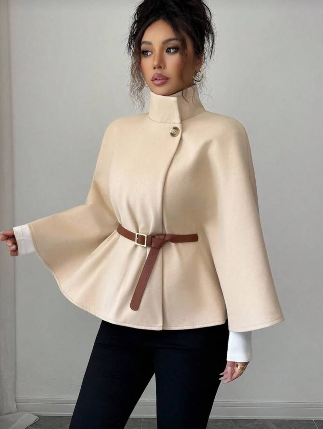 Batwing Sleeve Loose Outerwear