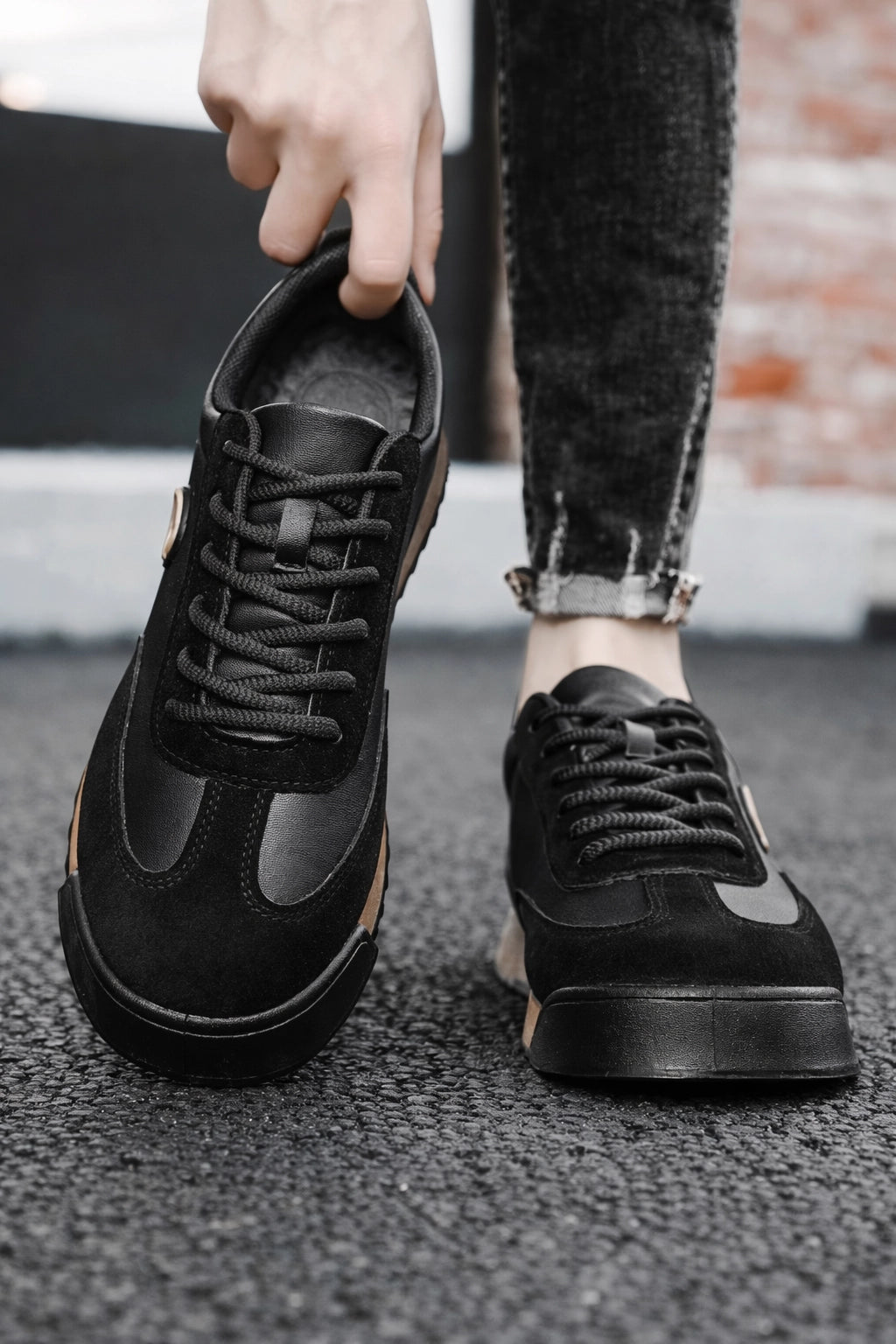 Performance Leather Sneakers