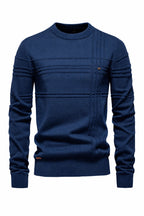 Striped Cotton Crewneck Sweater