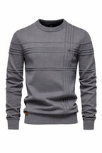 Striped Cotton Crewneck Sweater