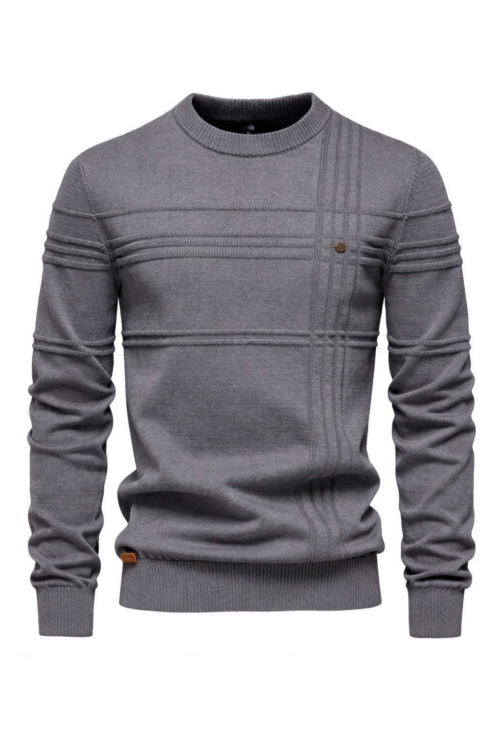 Striped Cotton Crewneck Sweater