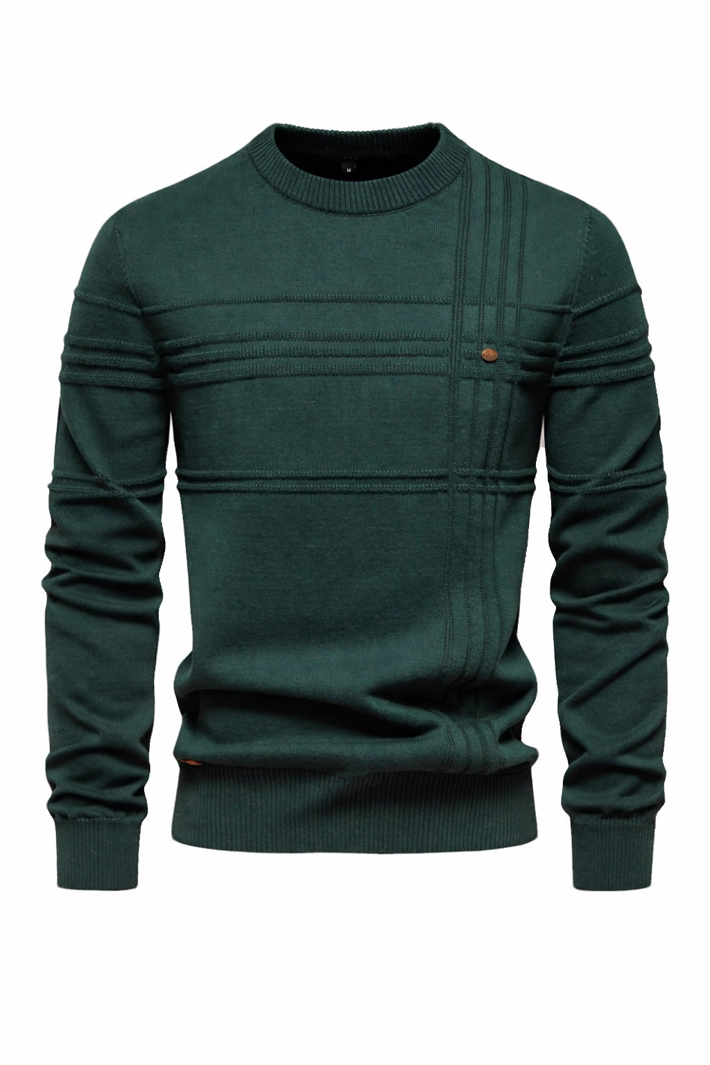 Striped Cotton Crewneck Sweater