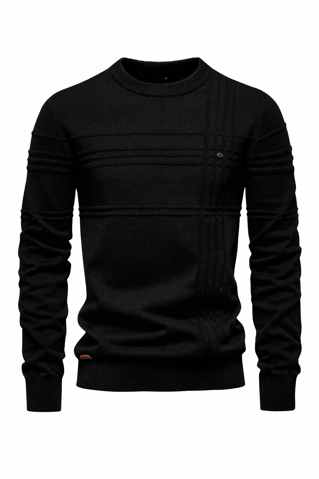 Striped Cotton Crewneck Sweater