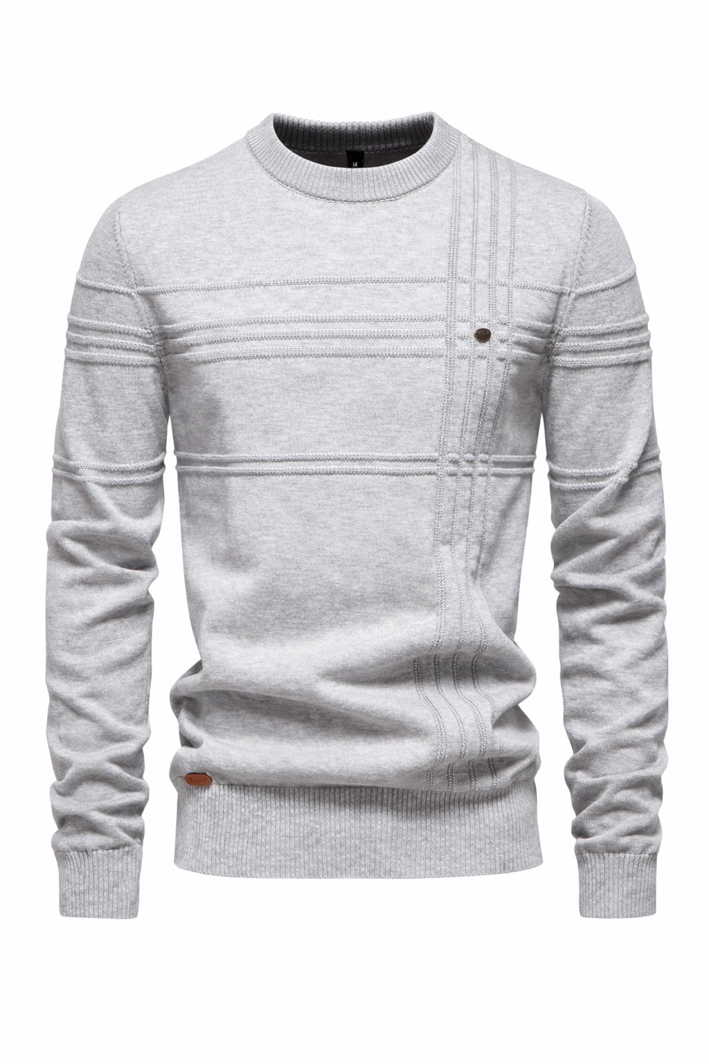 Striped Cotton Crewneck Sweater