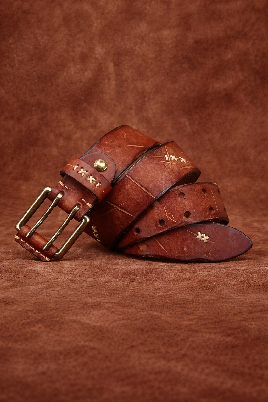 Genuine Leather Tactical Belt