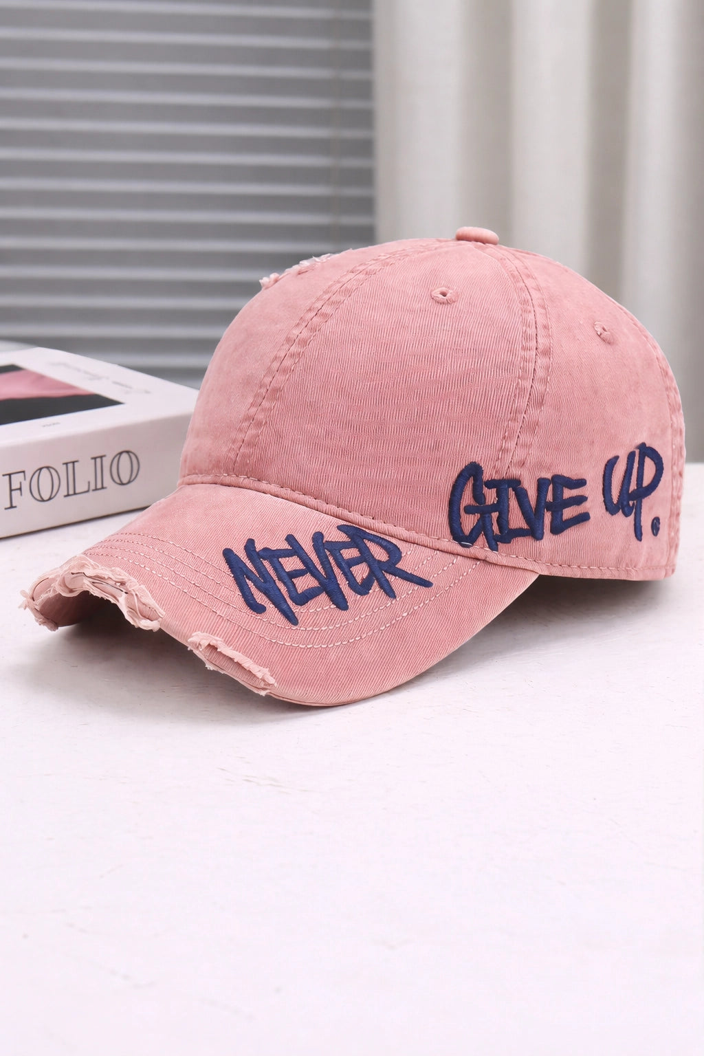 Embroidered Denim Baseball Cap