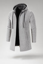 Fleece Padded Hooded Cardigan