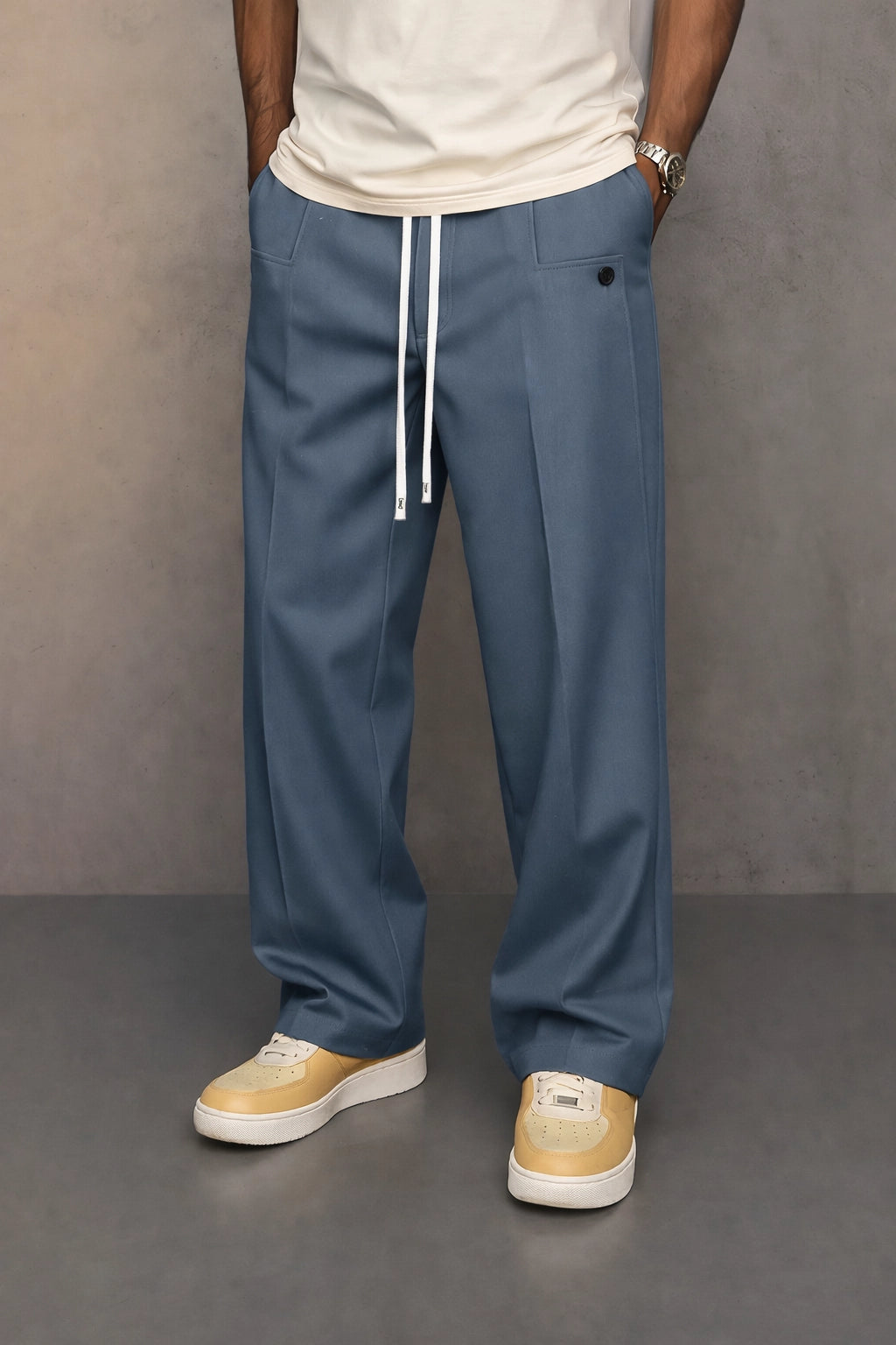 UrbanEase Straight Trousers