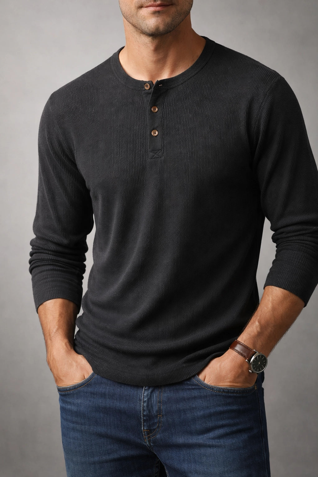 WaffleCore Henley T-Shirt