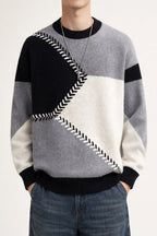 VividPatch Knit Pullover