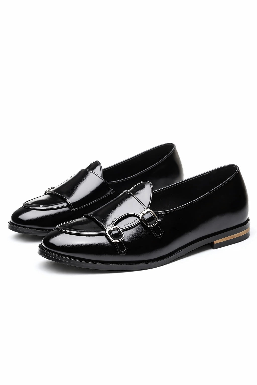 Double Monk Loafer Shoes
