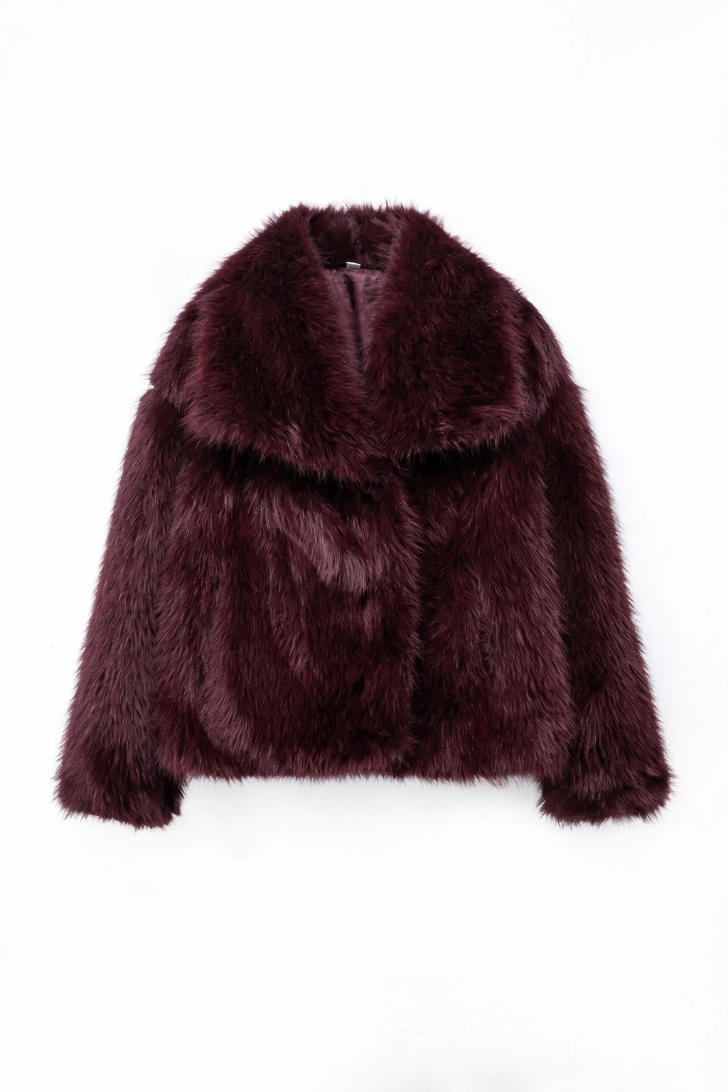 Cropped Faux Fur Jacket