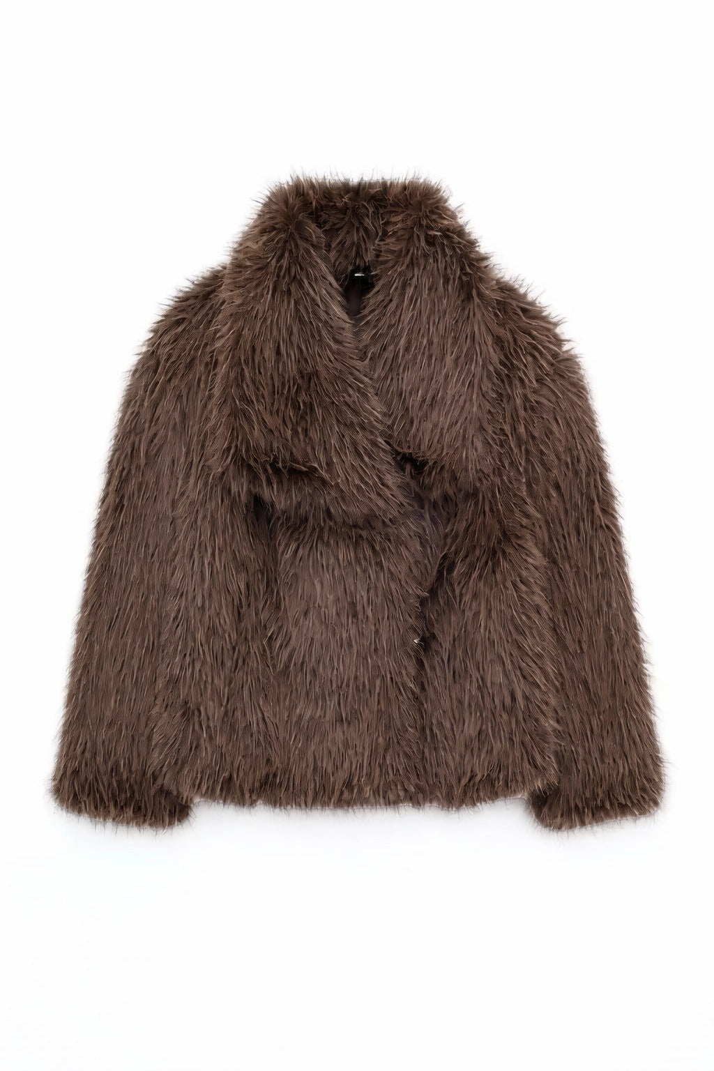 Cropped Faux Fur Jacket