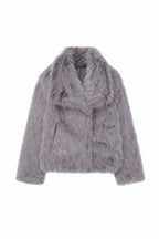 Cropped Faux Fur Jacket