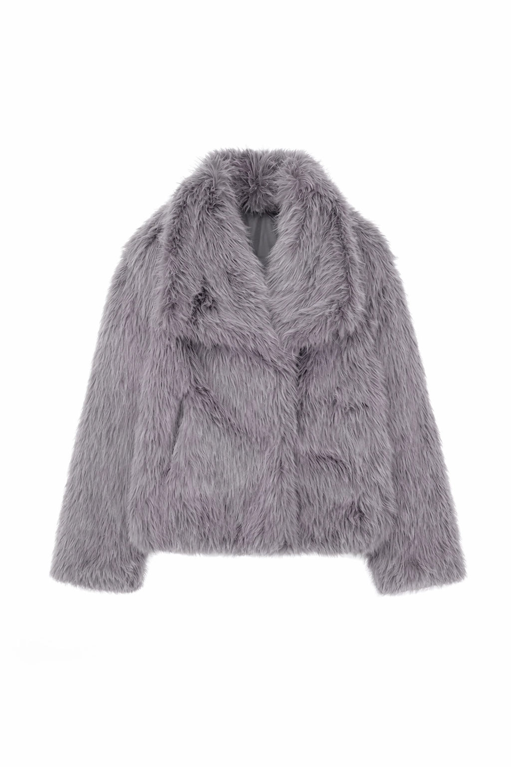 Cropped Faux Fur Jacket