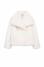 Cropped Faux Fur Jacket
