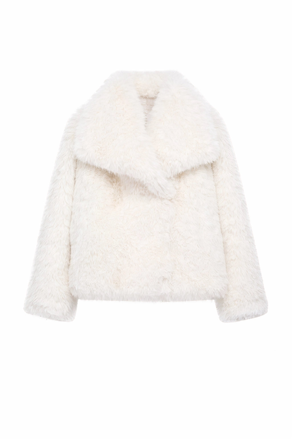 Cropped Faux Fur Jacket