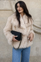 Cropped Faux Fur Jacket