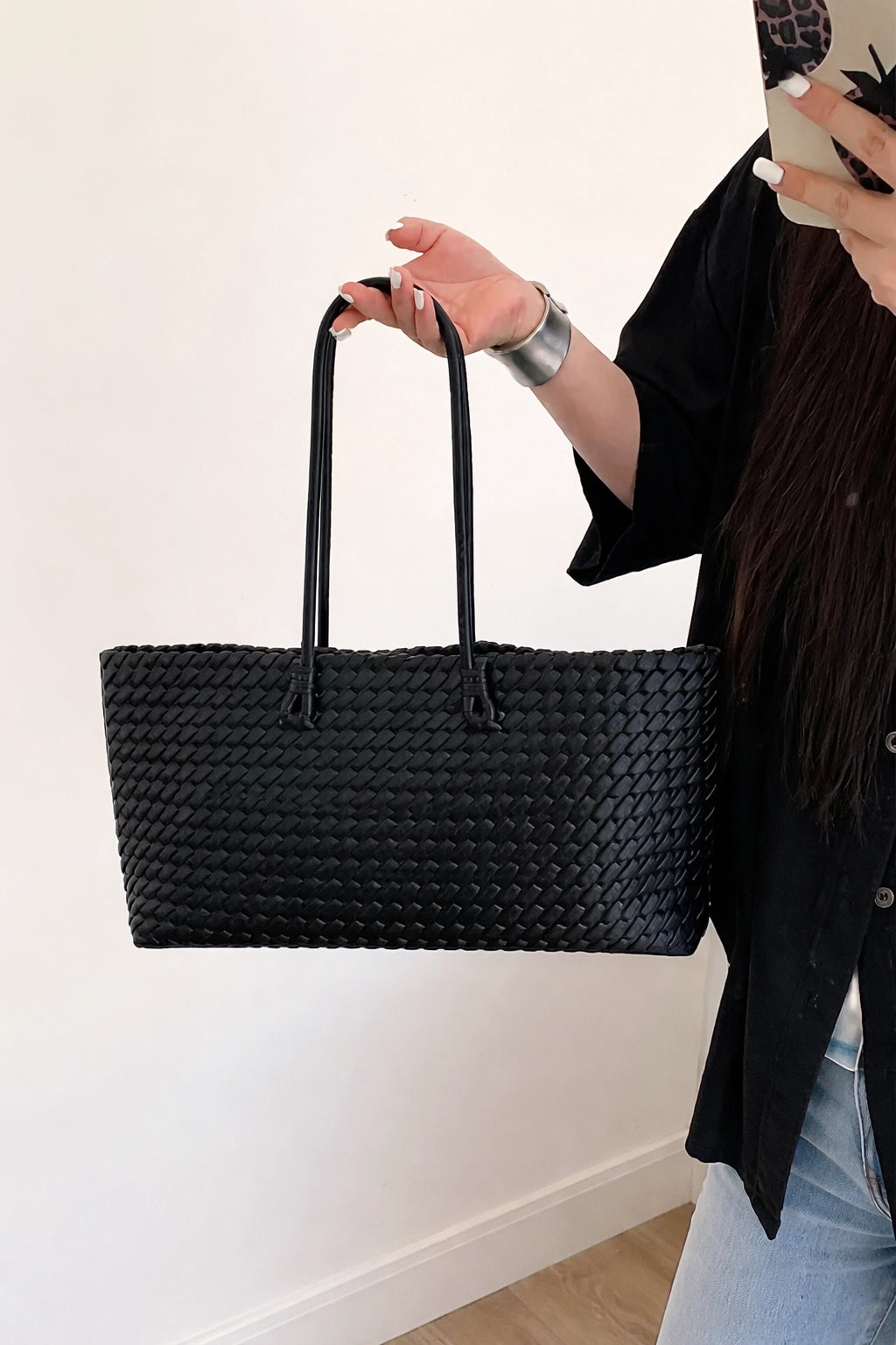 Luxury Woven Tote Bag