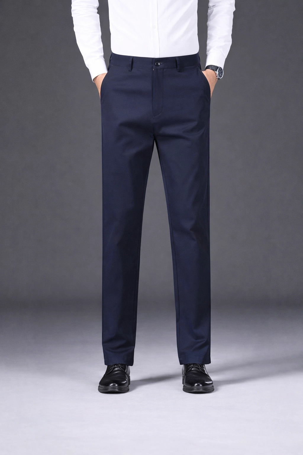 Fleece Slim Straight Trousers