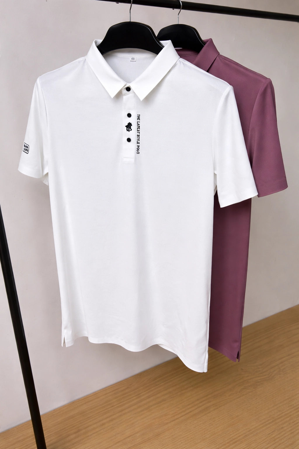 Silk Cotton Polo Shirt