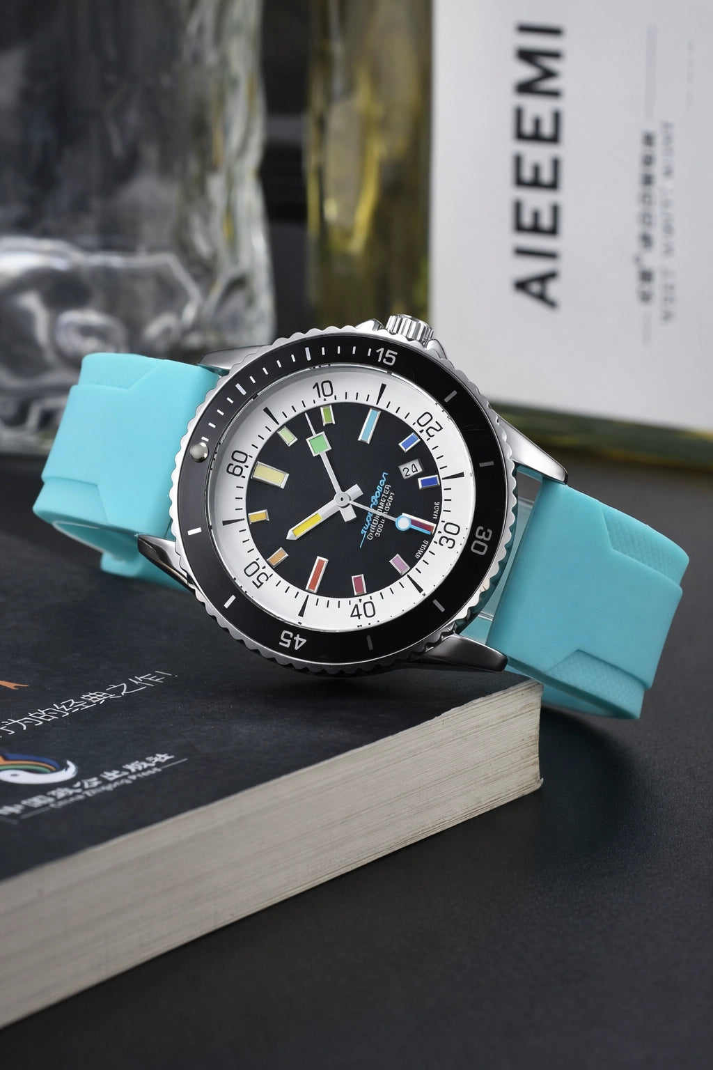 Silicone Strap Quartz Watch
