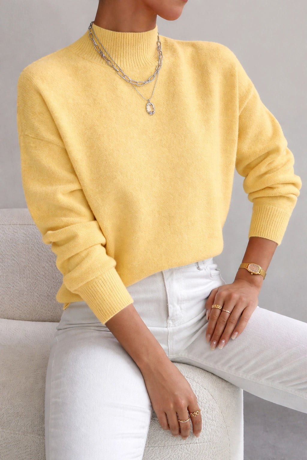 Women Turtleneck Sweater