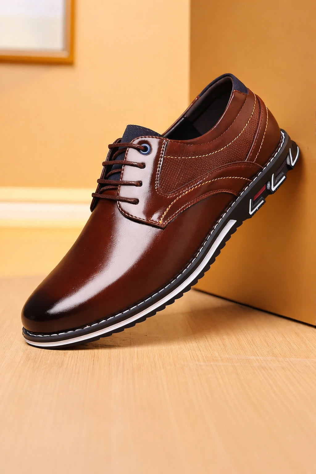 PU Leather Casual Shoes