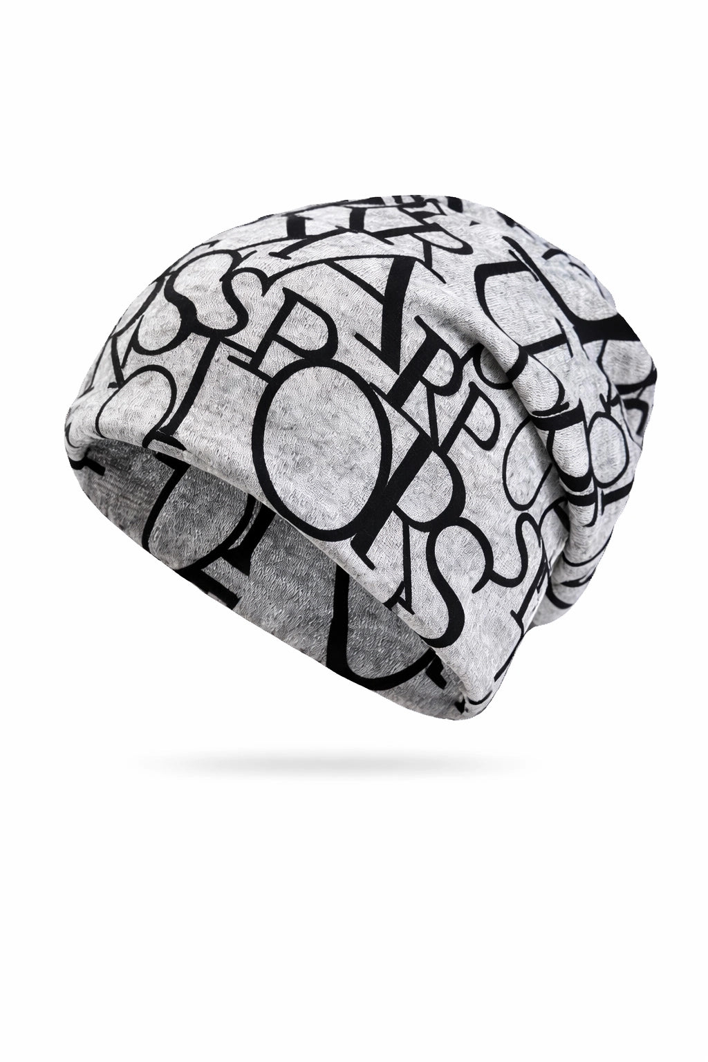 Rainbow Striped Knit Beanie