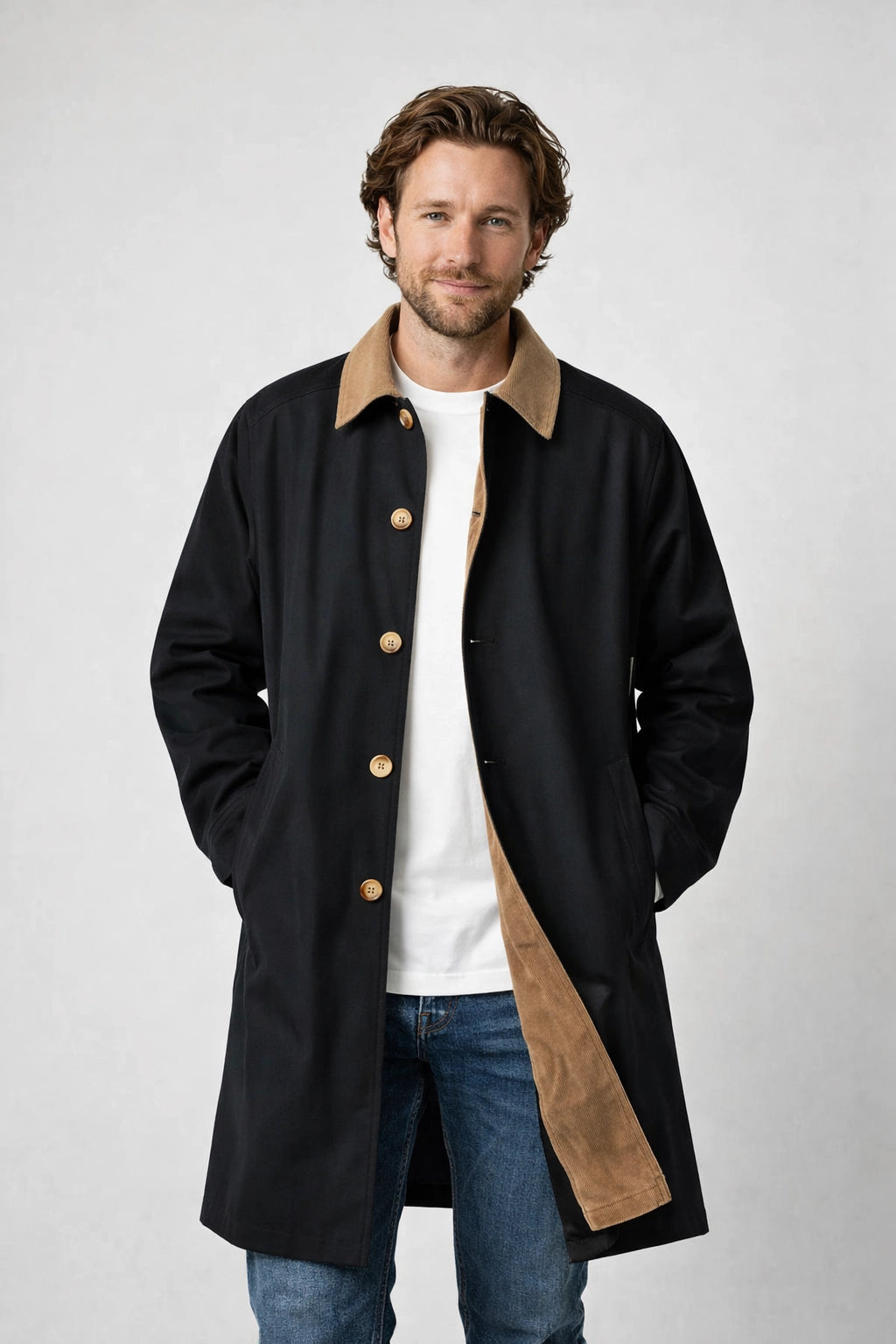 Windproof Trench Coat