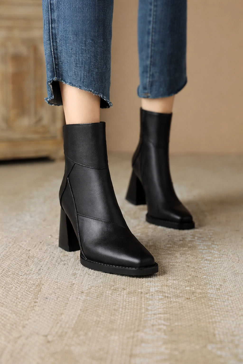 High Heel Ankle Boots