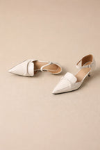 Cowhide Pointed Sandals