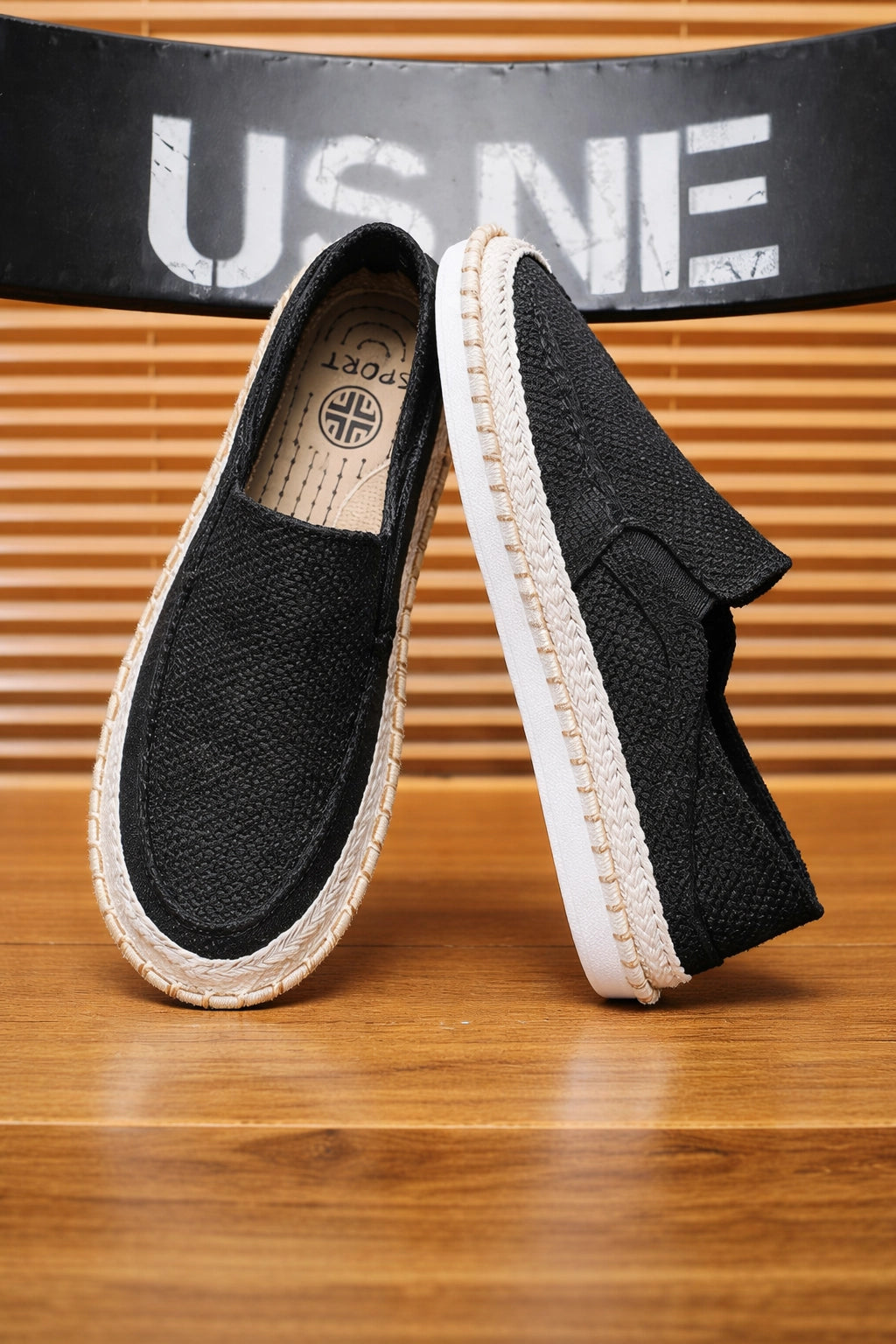 Linen Slip Casual Shoes