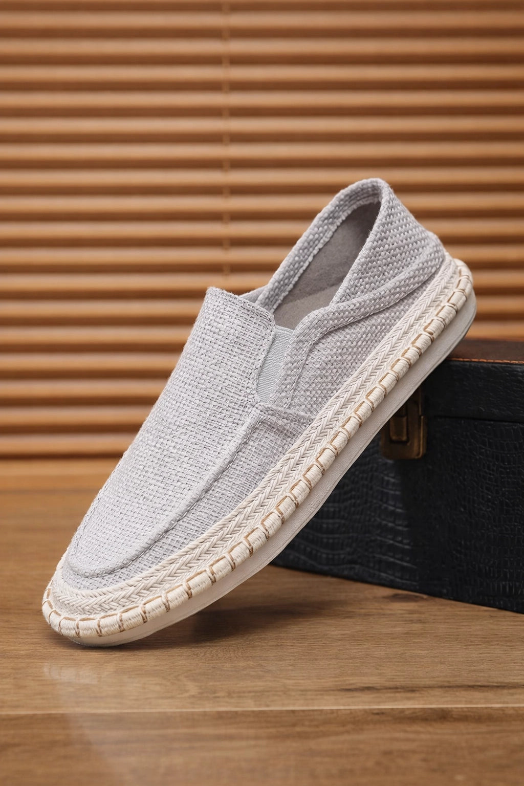 Linen Slip Casual Shoes