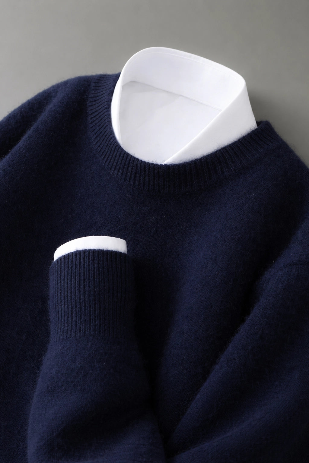 Merino Crest Wool Pullover