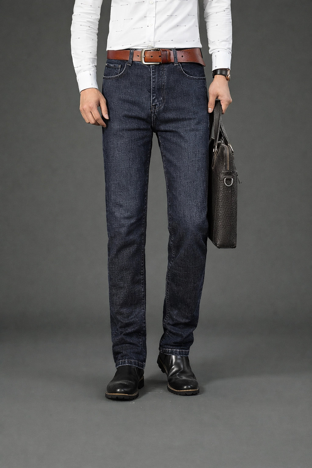 Classic Straight Denim Jeans