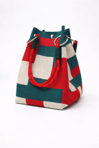 Retro Knit Bucket Handbag