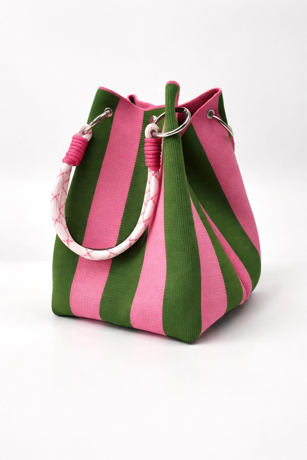 Retro Knit Bucket Handbag