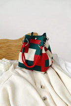 Retro Knit Bucket Handbag