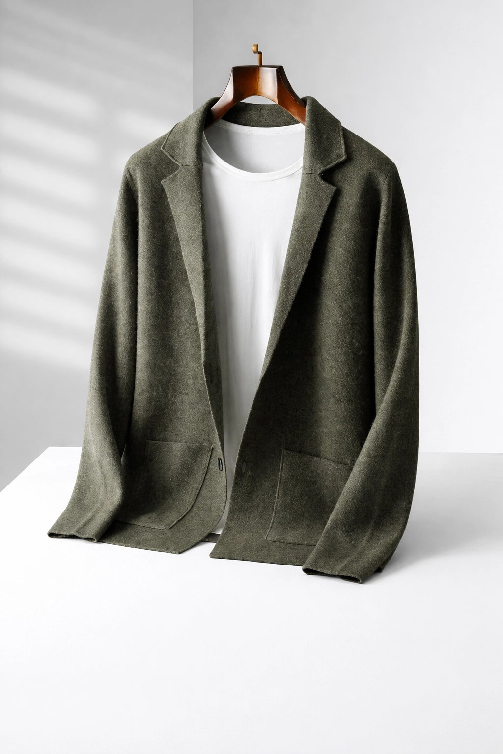 Merino Wool Button Cardigan