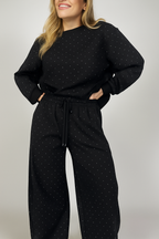 Diamond Elegance Sweatshirt Set