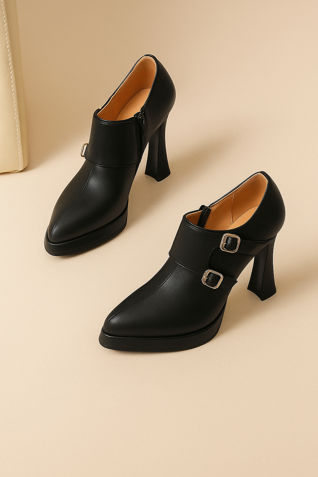 Amaya Genuine Leather Heels