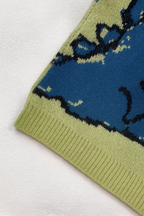 Oversized Dinosaur Knit Sweater