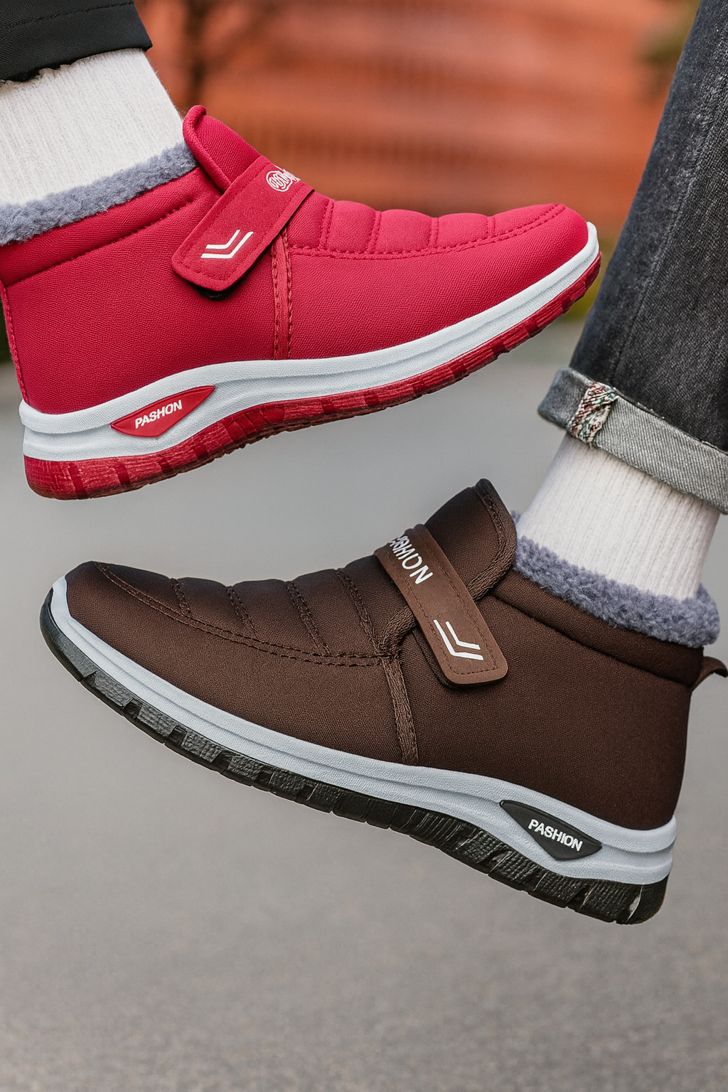 Plush-Lined Winter Ankle Boots