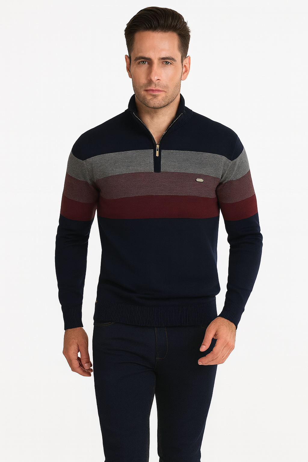 Alven Cotton Zip Sweater