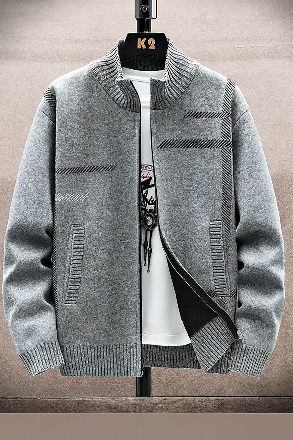 Plush Knitted Cardigan