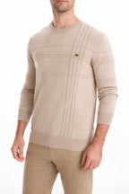 Striped Cotton Crewneck Sweater